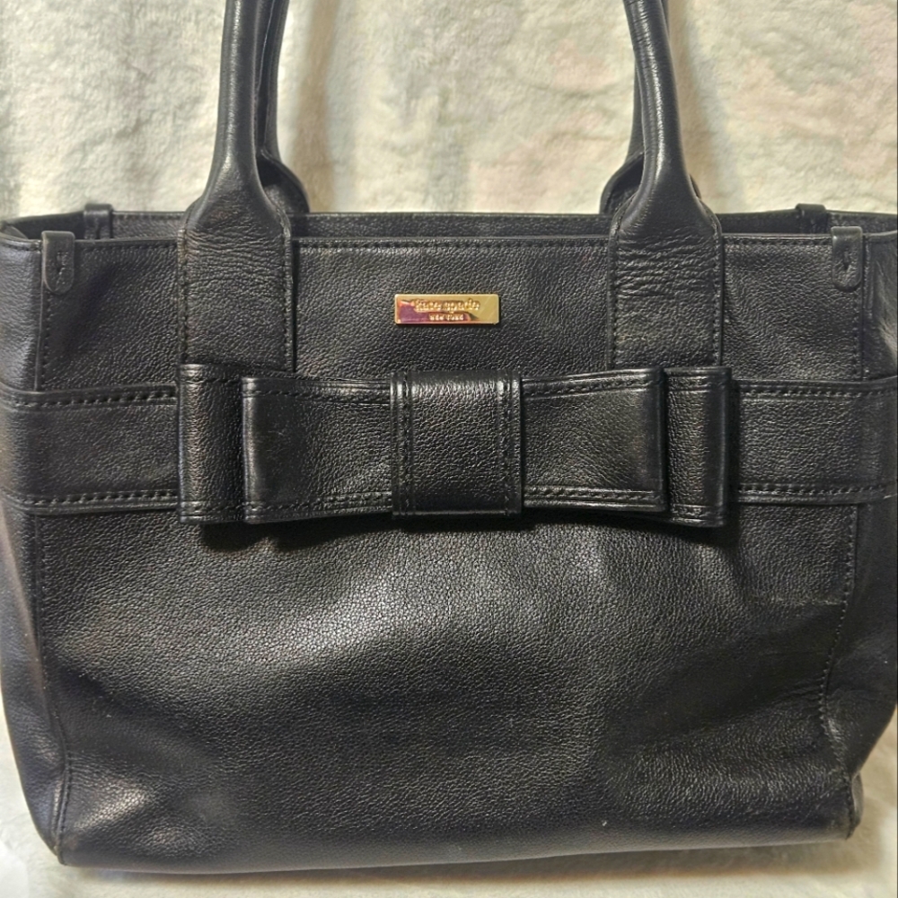 Kate Spade Quinn Villabella black satchel purse